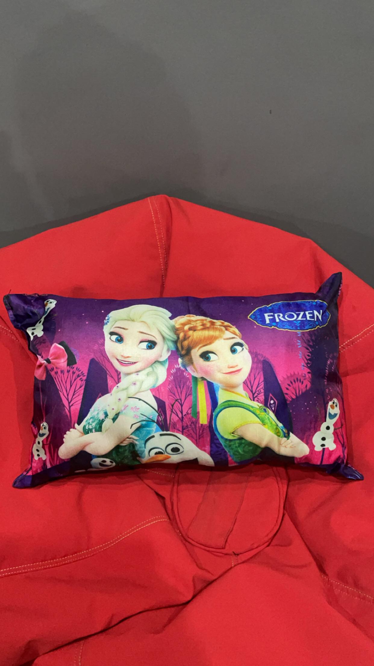 Frozen Purple Kids Cushion (girls)