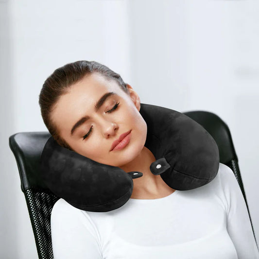 Ball-Fiber Neck pillow Navy